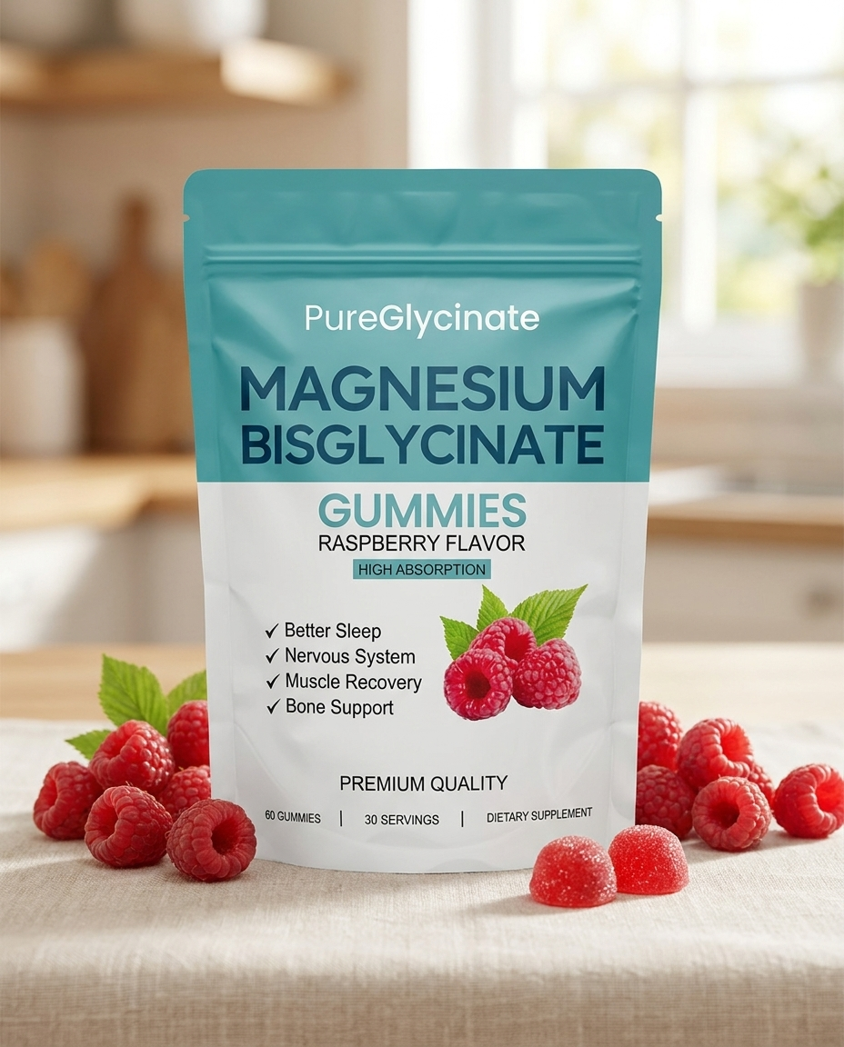 Magnesium Glycinate Gummies — Calm, Sleep & Muscle Support