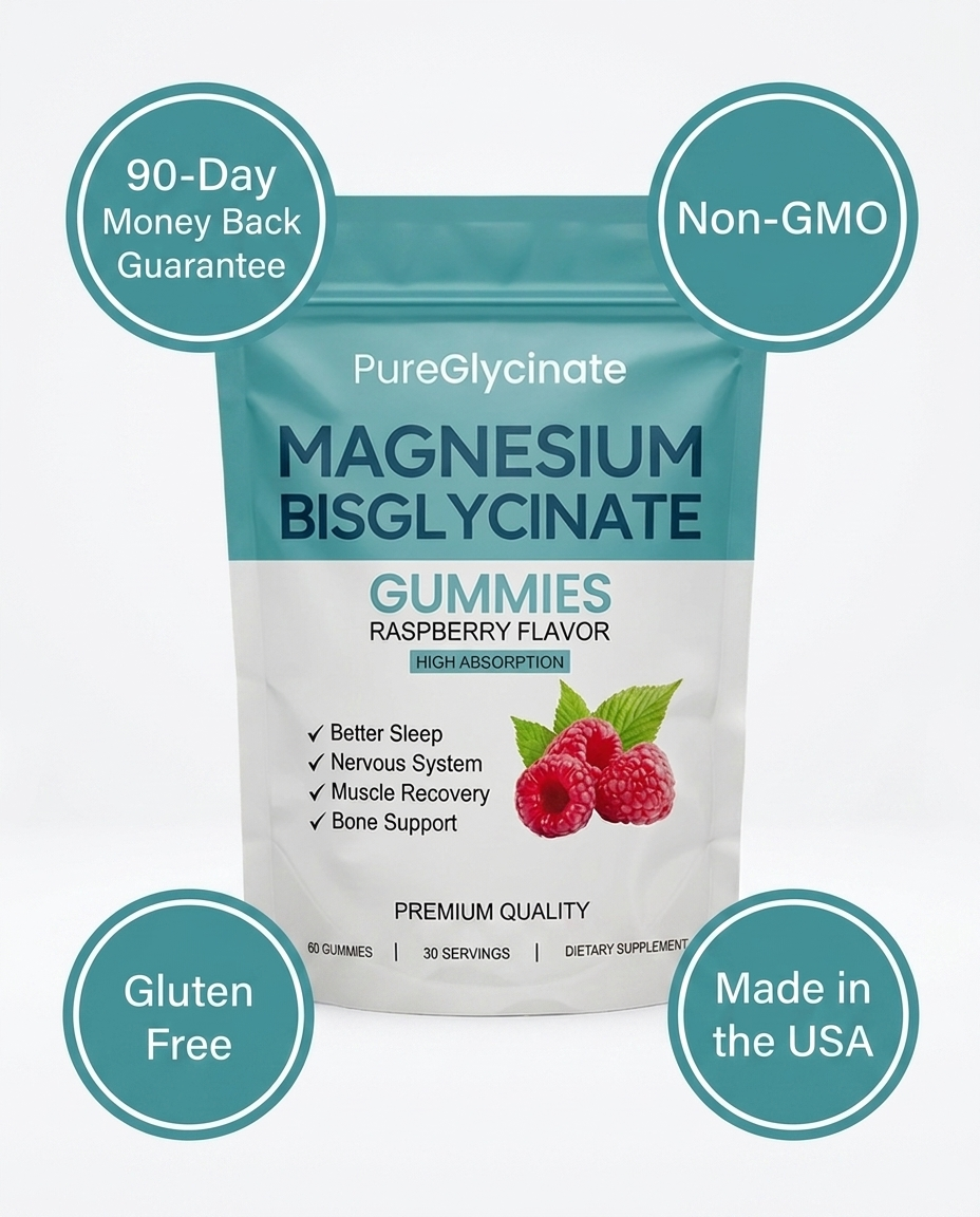 Magnesium Glycinate Gummies — Calm, Sleep & Muscle Support