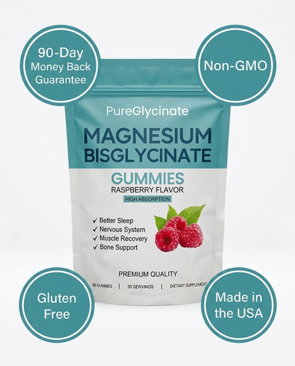 Magnesium Glycinate Gummies — Calm, Sleep & Muscle Support